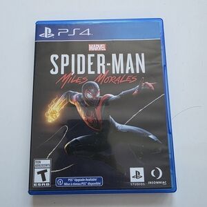 Marvel Spider-Man: Miles Morales PS4 Game - Blue and Red Cover